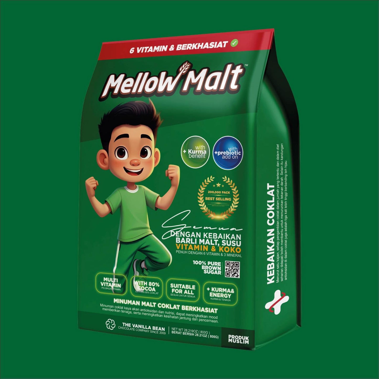 Mellow Malt Minuman Malt Coklat 800g Premium COKLAT & MALT