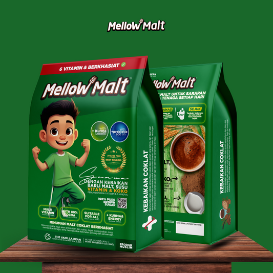 Mellow Malt Minuman Malt Coklat 800g Premium COKLAT & MALT